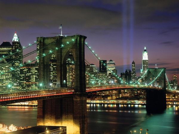 Бруклинский мост – связующая транспортной системы в Нью-Йорке