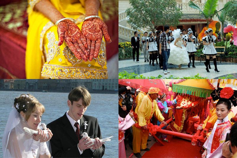 Свадьбы в разные странах мира