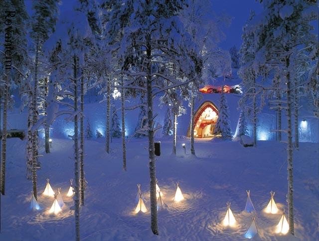 снежная Финляндия