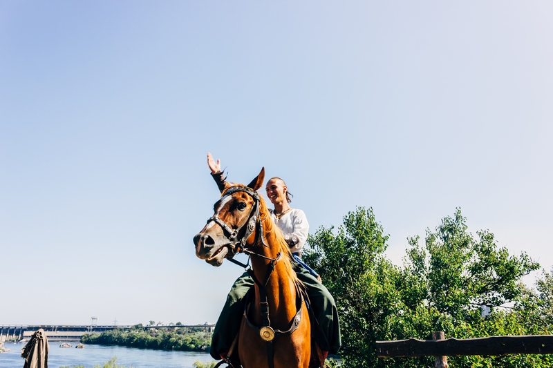 конные прогулки в Запорожье