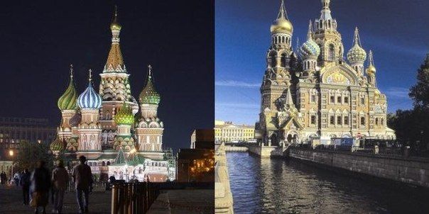 Москва и Санкт-Петербург:  два взгляда на мир