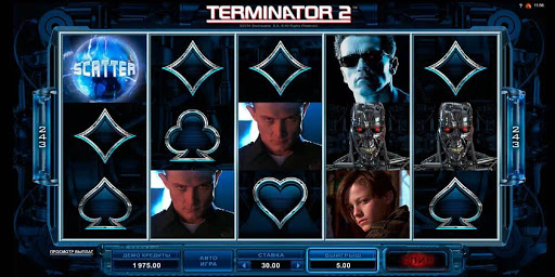 Автомат Terminator 2 в онлайн казино Sol